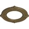 Ekena Millwork Benson Ceiling Medallion (Fits Canopies up to 6 1/8"), 11 1/8"OD x 6 1/8"ID x 5/8"P, Mississippi Mud CM11BNMMF - alternate 4